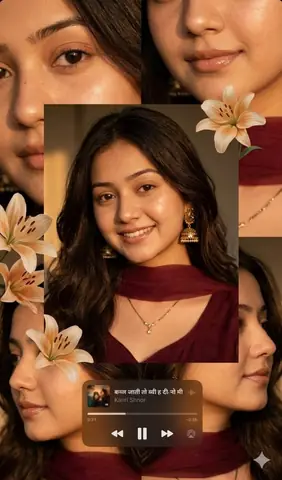 Viral Girl Gemini Prompt Maroon Outfit Golden Hour - copy paste on Gemini AI