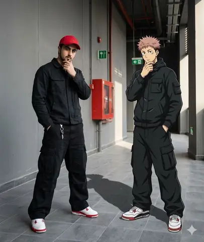 Young Urban Man Yuji Itadori Anime gemini prompt - copy paste on Gemini AI