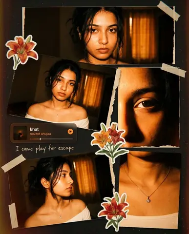 Virat Kohli Scrapbook Collage Gemini Prompt - copy paste on Gemini AI