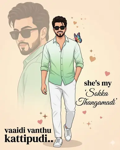 Stylish Indian Boy Walking Gemini Prompt - copy paste viral AI prompt