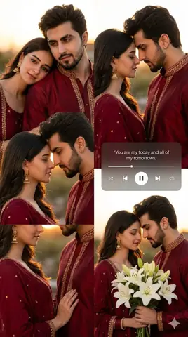 Romantic Indian Couple Gemini Prompt - copy paste viral AI prompt
