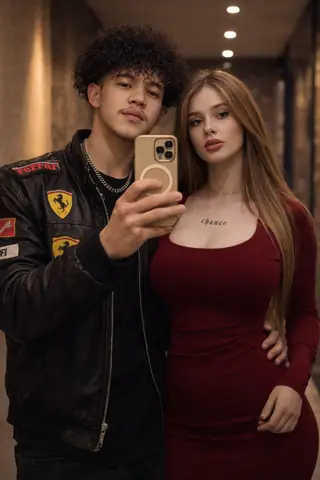 Stylish Couple Mirror Selfie Gemini Prompt - copy paste viral AI prompt