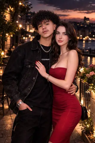 Couple Walking Together Gemini Prompt - copy paste viral AI prompt