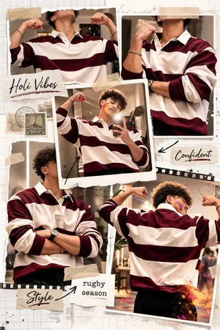 Virat Kohli Rugby Sweatshirt Gemini Prompt - copy paste viral AI prompt