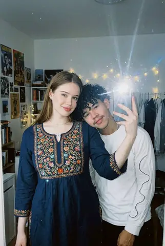 Couple Funny Selfie Golden Hour Gemini Prompt - copy paste viral AI prompt