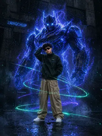 Viral Streetwear Boy Grim Urban Gemini Prompt - copy paste viral AI prompt