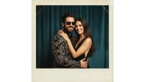 Vintage Gemini AI Couple Polaroid Portrait 2025 - copy paste viral AI prompt