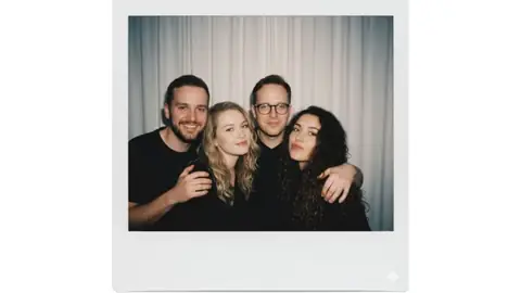 gemini ai polaroid candid people white curtain portrait - copy paste viral AI prompt