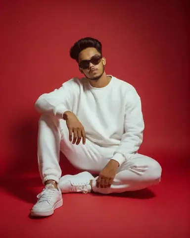 gemini ai fashion male model redstudio portrait - copy paste viral AI prompt