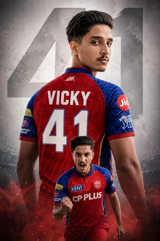 Cricket Player in Heroic Pose - AI copy paste AI prompt example for cricket, lion