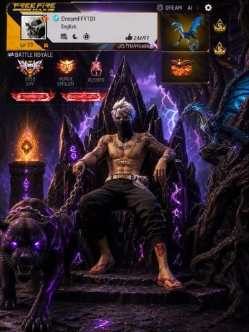 Dark Fantasy Character on Crystalline Throne - AI copy paste AI prompt example for cinematic, gaming