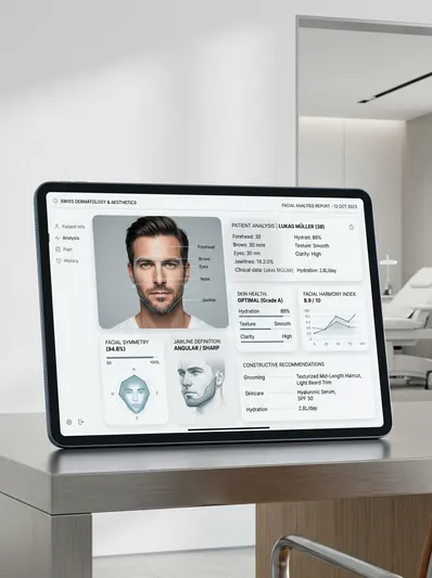 Executive Dermatology Facial Assessment Dashboard & Editorial Report AI Prompt for Gemini