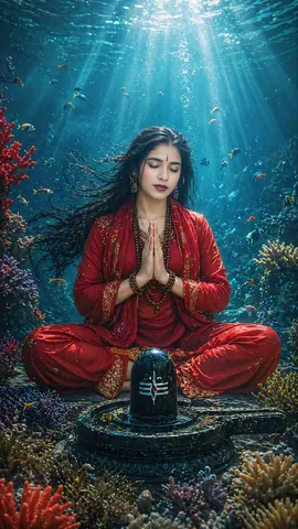 Hindu Yogi Meditates Underwater - Stable Diffusion copy paste AI prompt example for boys, car