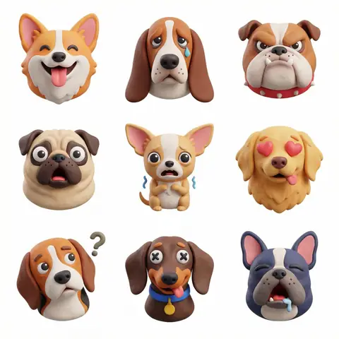 3D Icon Grid Collection - copy paste viral AI prompt