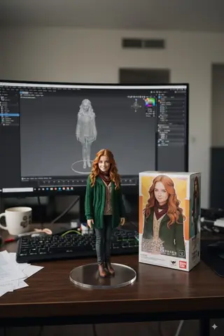 3d model - copy paste viral AI prompt