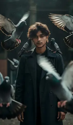 Cinematic style pigeons - copy paste viral AI prompt