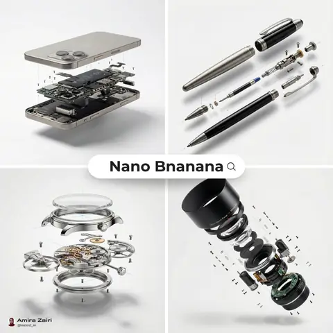 Exploded Product Mechanics View - copy paste viral AI prompt