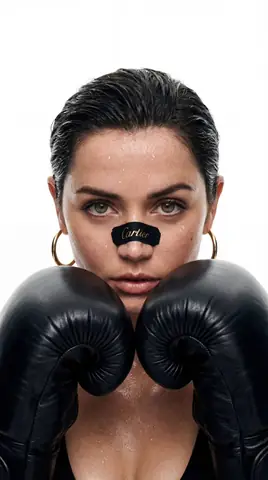 Female Boxer Editorial Portrait - copy paste viral AI prompt