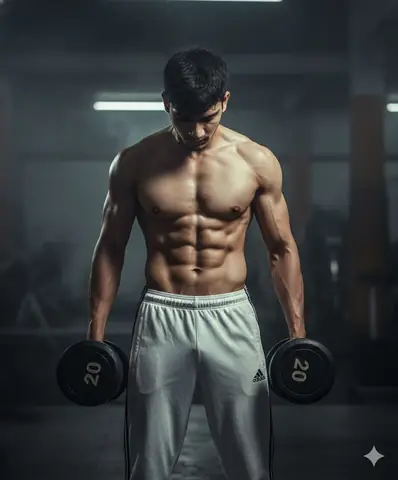 Fitness Model Style Gym Inspiration - copy paste viral AI prompt