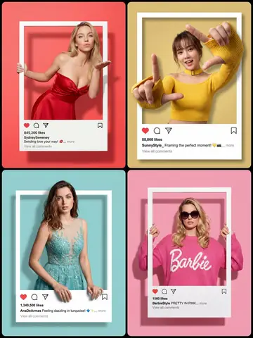 Instagram Pop-Out Portrait - copy paste viral AI prompt