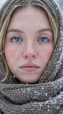 Winter Snowflake Close-up Portrait - copy paste viral AI prompt
