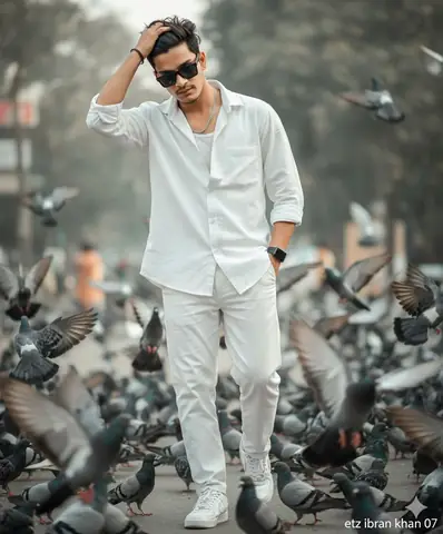Young Man Street Portrait Mumbai - copy paste viral AI prompt
