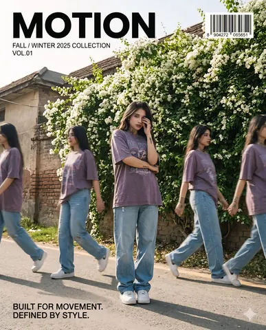 Teenage Girl Streetwear Photoshoot - AI copy paste AI prompt example for fashion, dark
