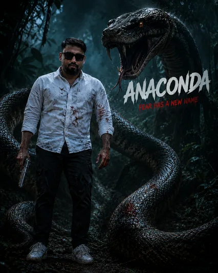 Anaconda in cinematic Luk - copy paste on Gemini AI