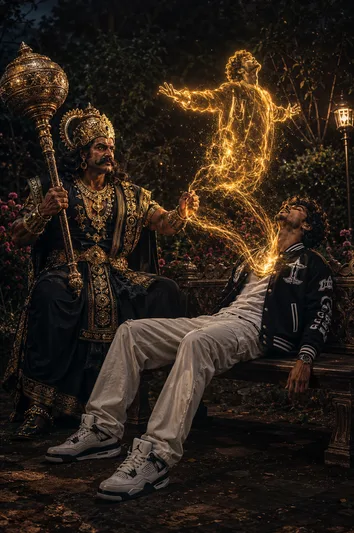 Ultra Realistic yamadharamraj prompt - copy paste on Gemini AI