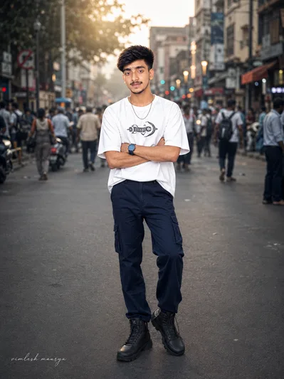 Urban King Vibes Street Style Icon - copy paste on Gemini AI