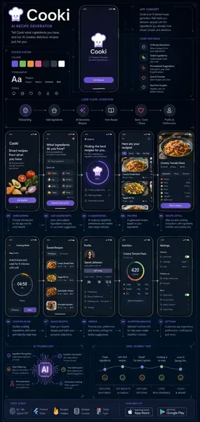 Mobile Application Ui Design Generator - copy paste viral AI photo prompt preview for Google Gemini and Bing Image Creator