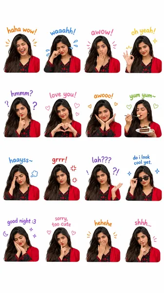 Zalo Style Stickers Maker - copy paste viral AI photo prompt preview for Google Gemini and Bing Image Creator