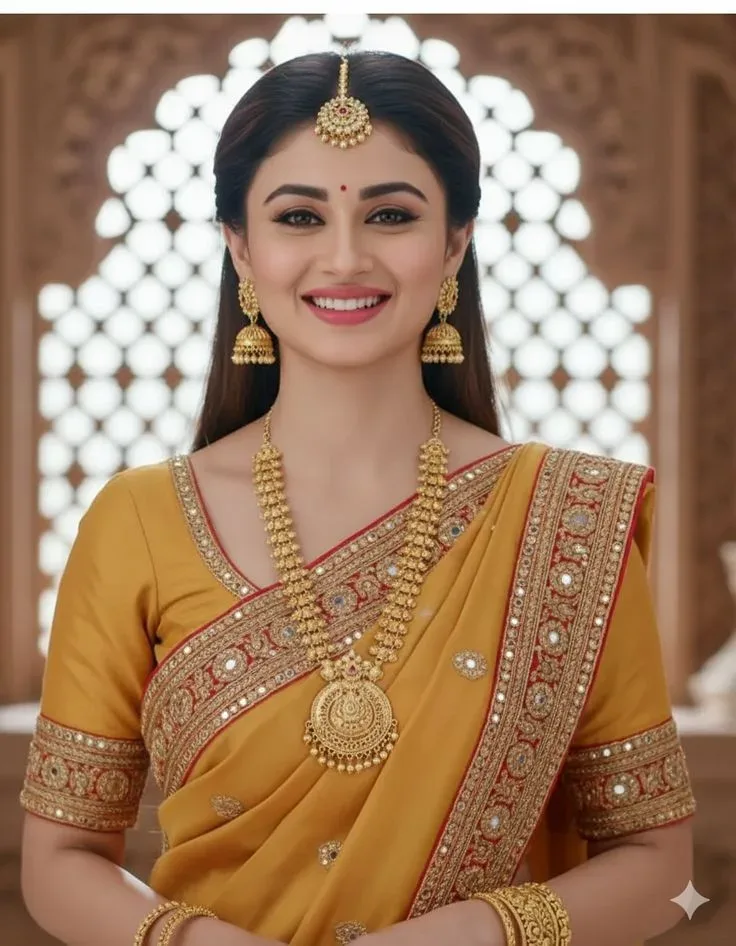 Traditional Indian Saree AI Photo Prompt Edition 16 preview example result