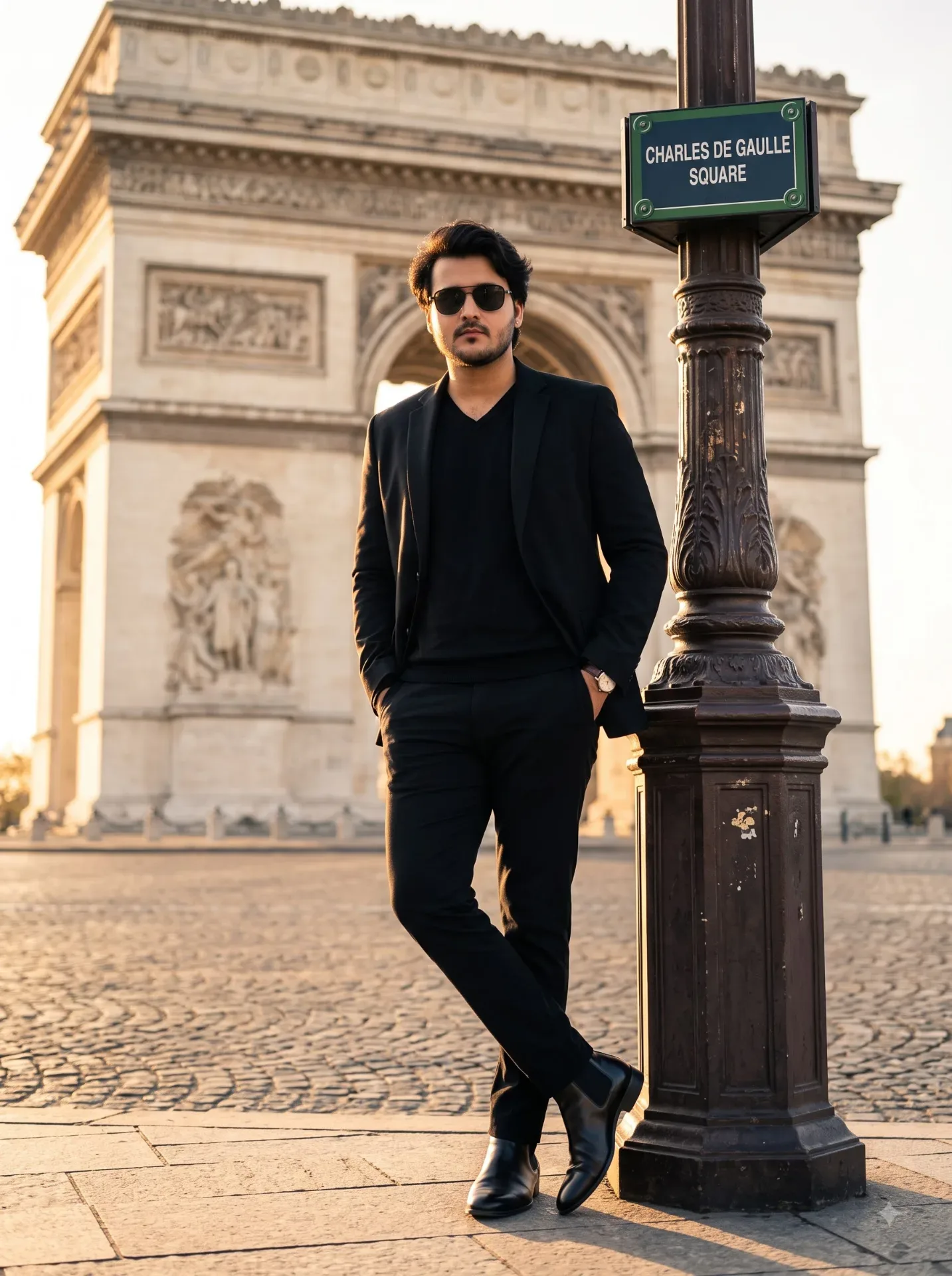 Triomphe At Charles De Gaulle Square AI Photo Prompt preview example result