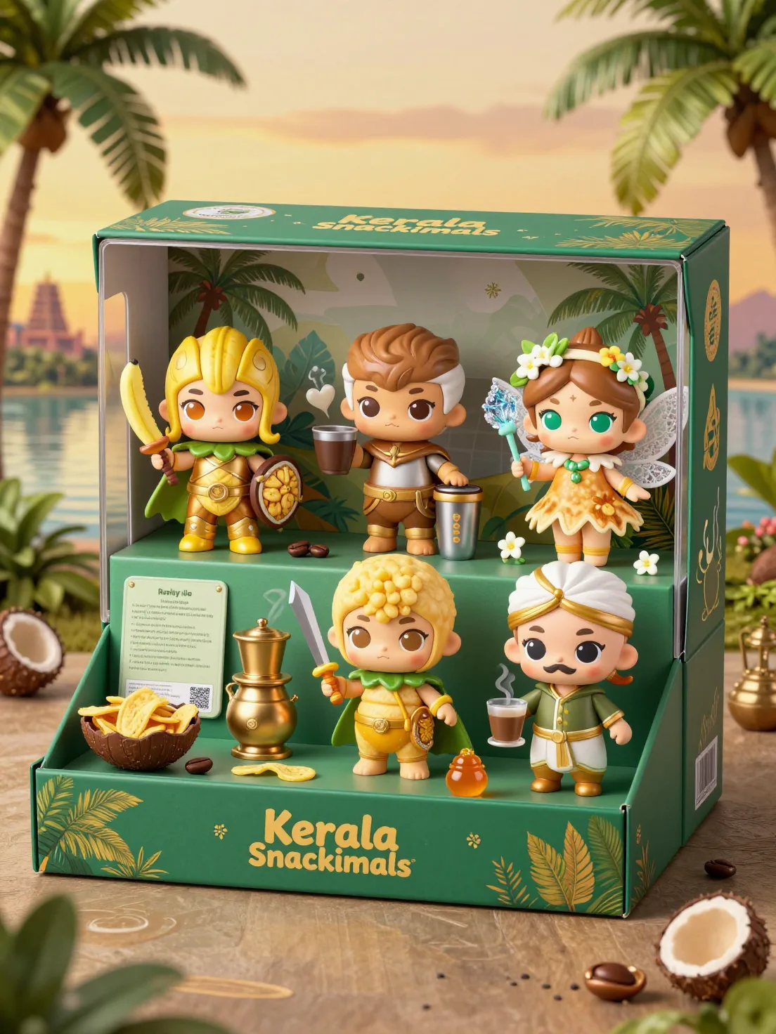 Ultimate Winning Prompt Kerala Snackimals Premium AI Photo Prompt generated preview