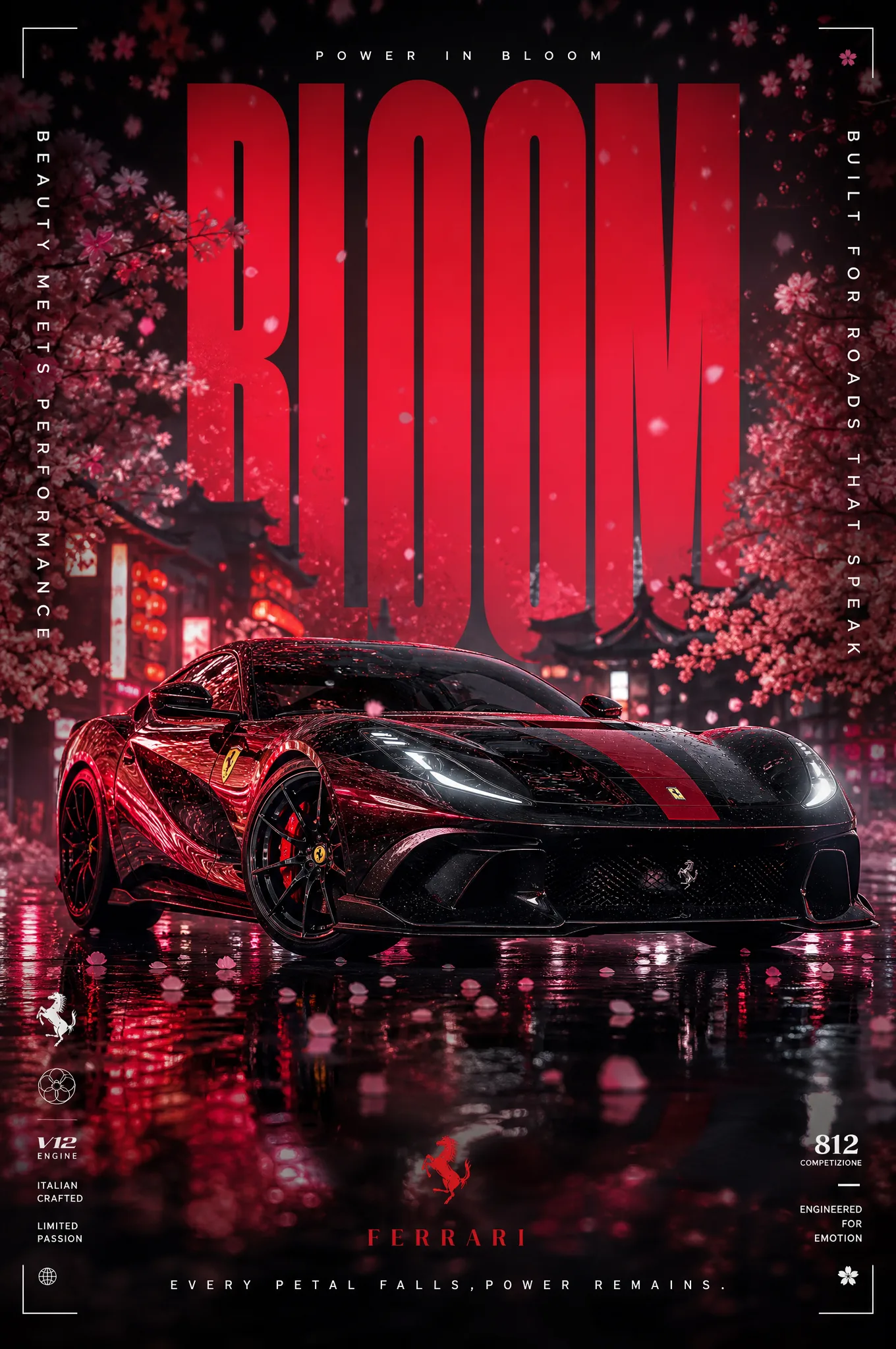 Ultra-Premium Automotive Advertising Poster AI Photo Prompt generated preview