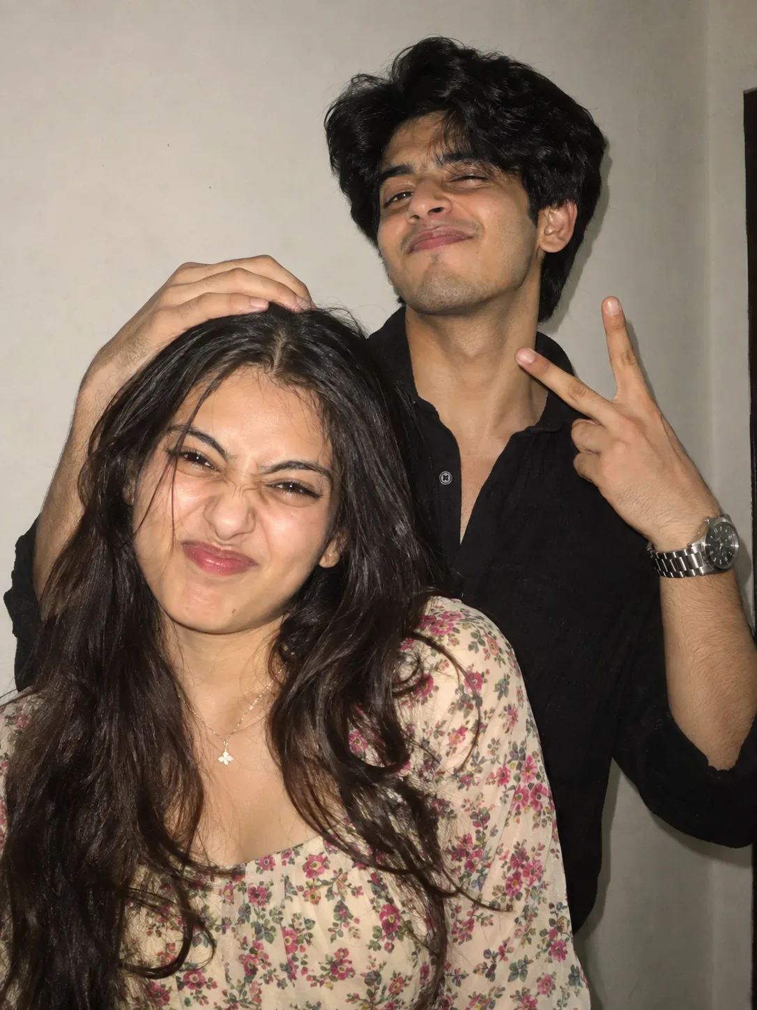 Ultra Realistic Candid Indor Photoshoot Of A Playful Young Couple AI Photo Prompt preview example result