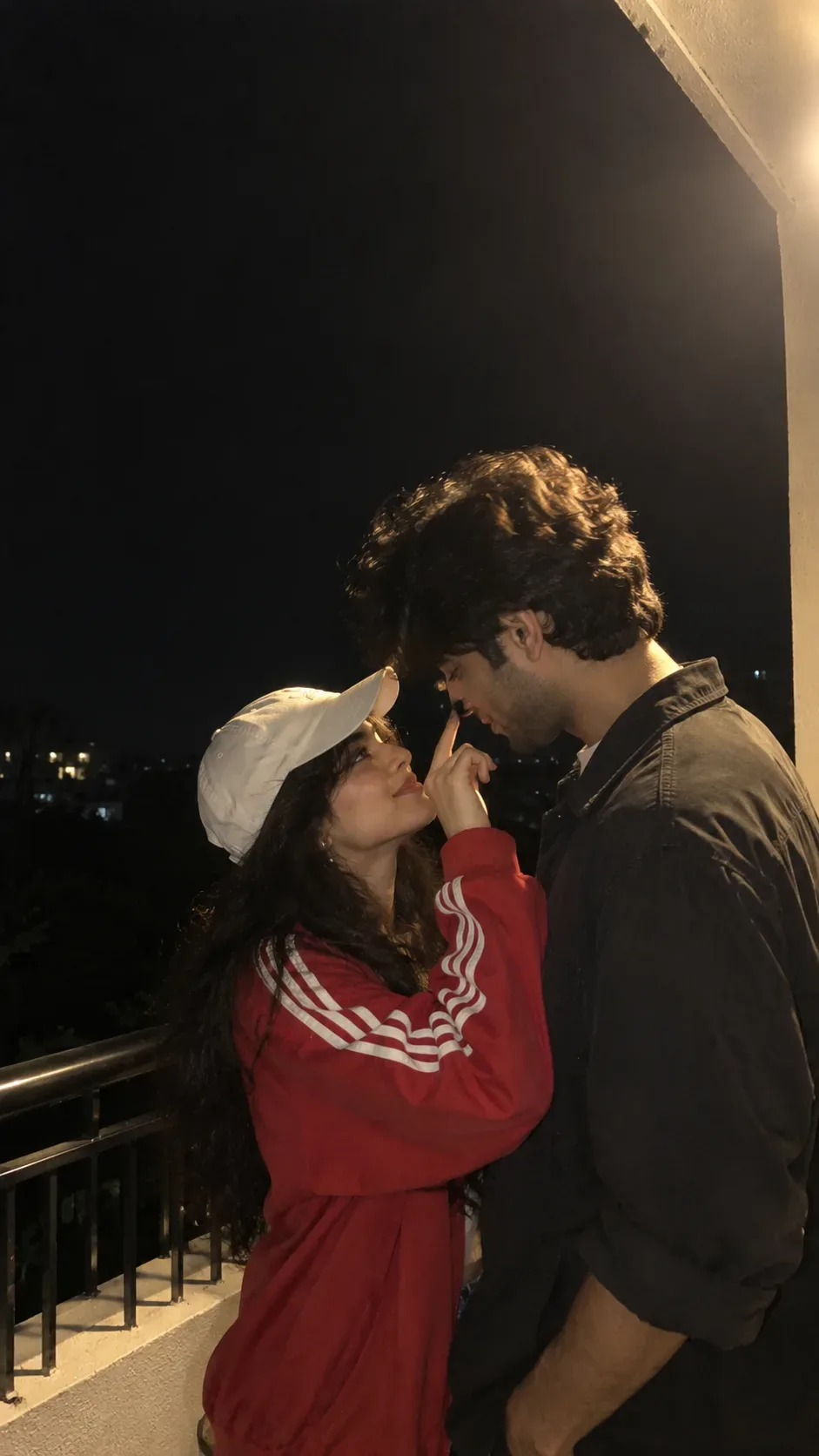 Ultra Realistic Candid Night Time Photograph Of A Young Couple AI Photo Prompt preview example result