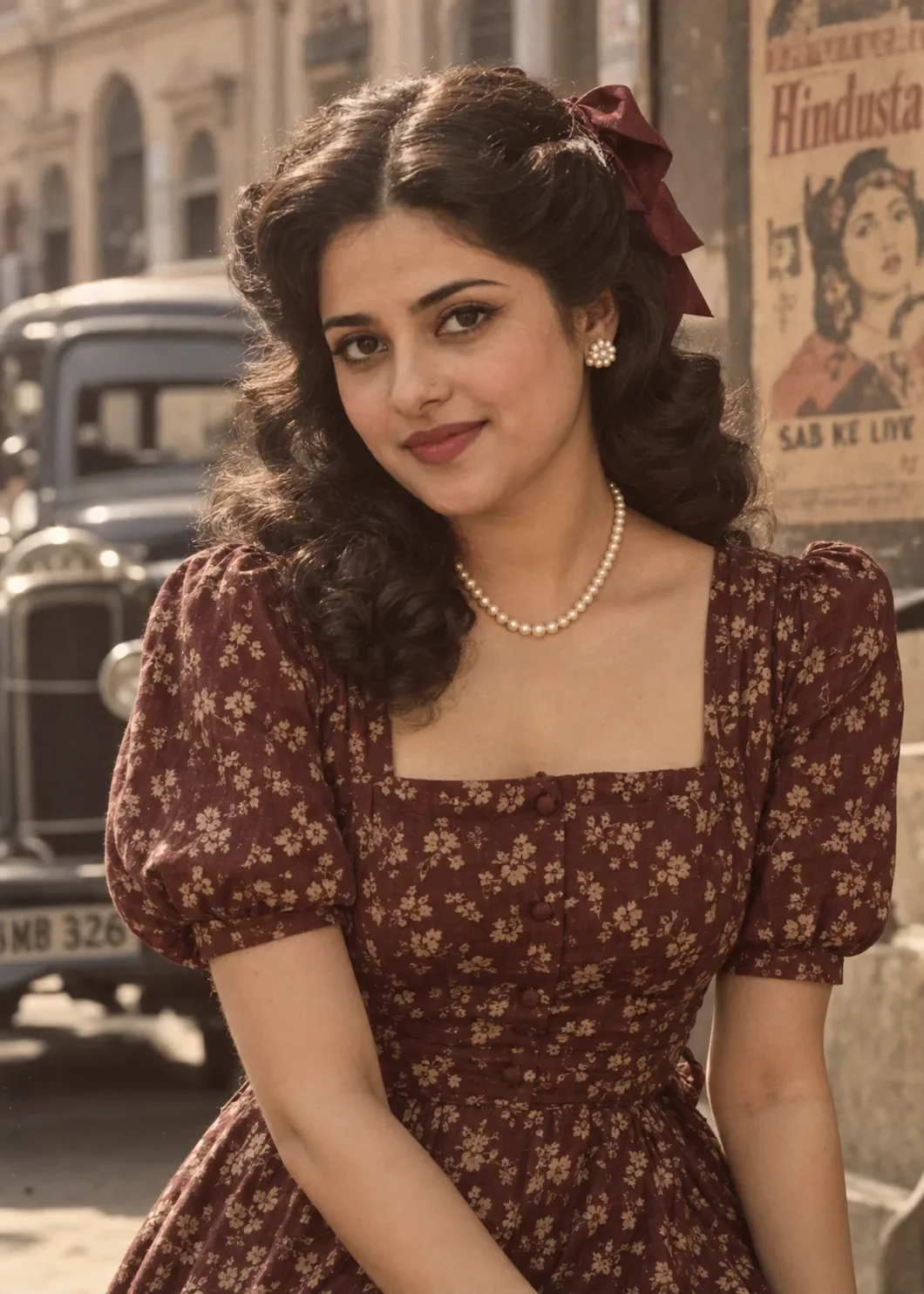 Ultra realistic cinematic 1940s style portrait photography preview example result