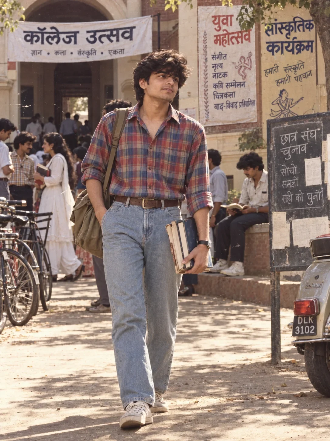 Ultra realistic cinematic 1980s photoshoot preview example result