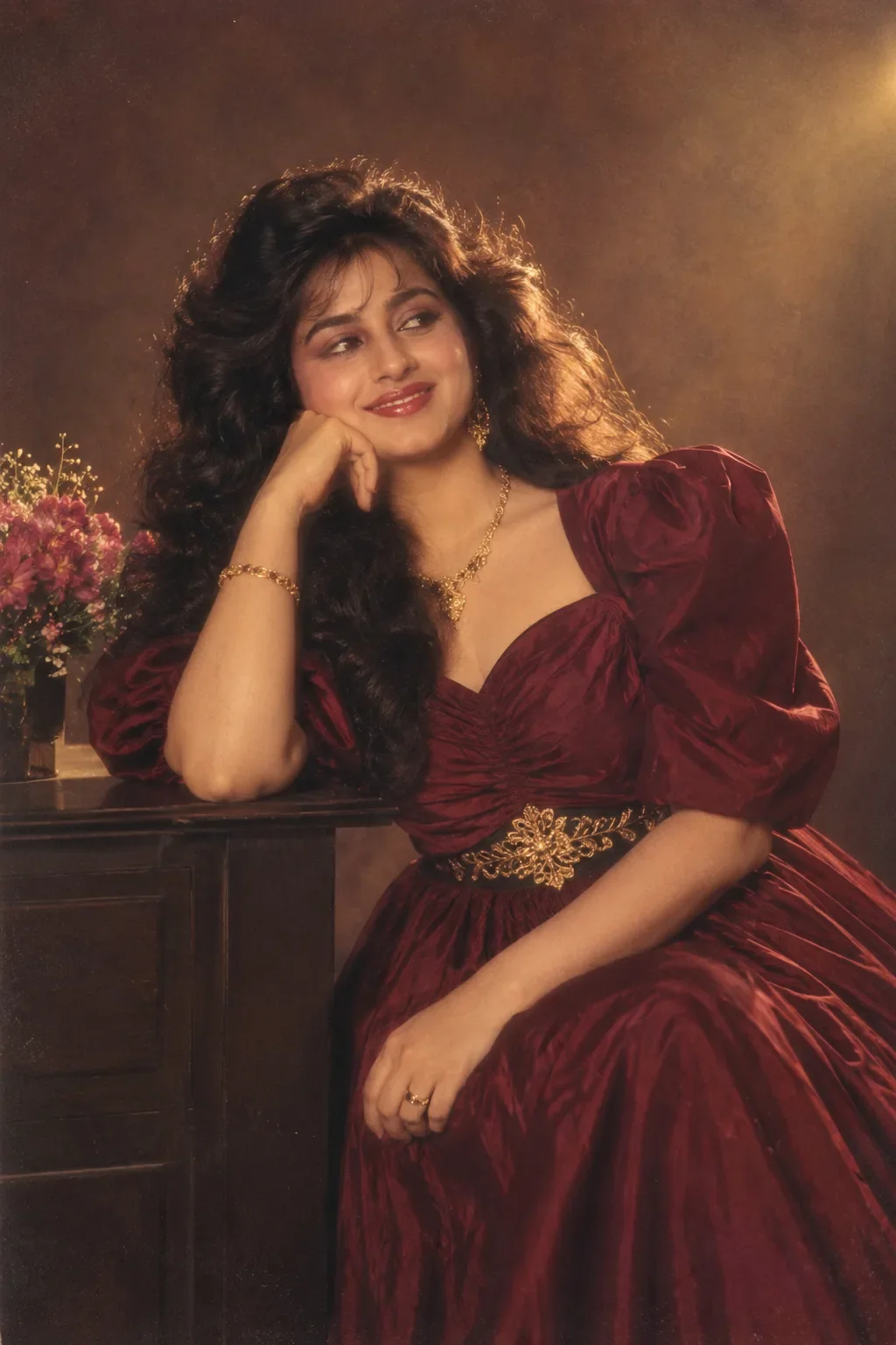 Ultra realistic cinematic 1980s portrait of a young girl preview example result