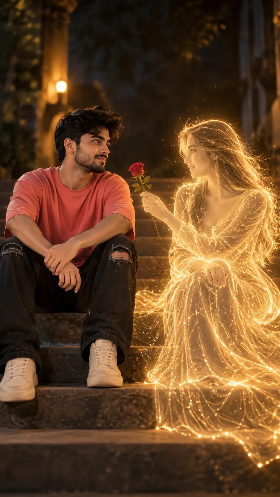 Ultra realistic cinematic couple portrait preview example result
