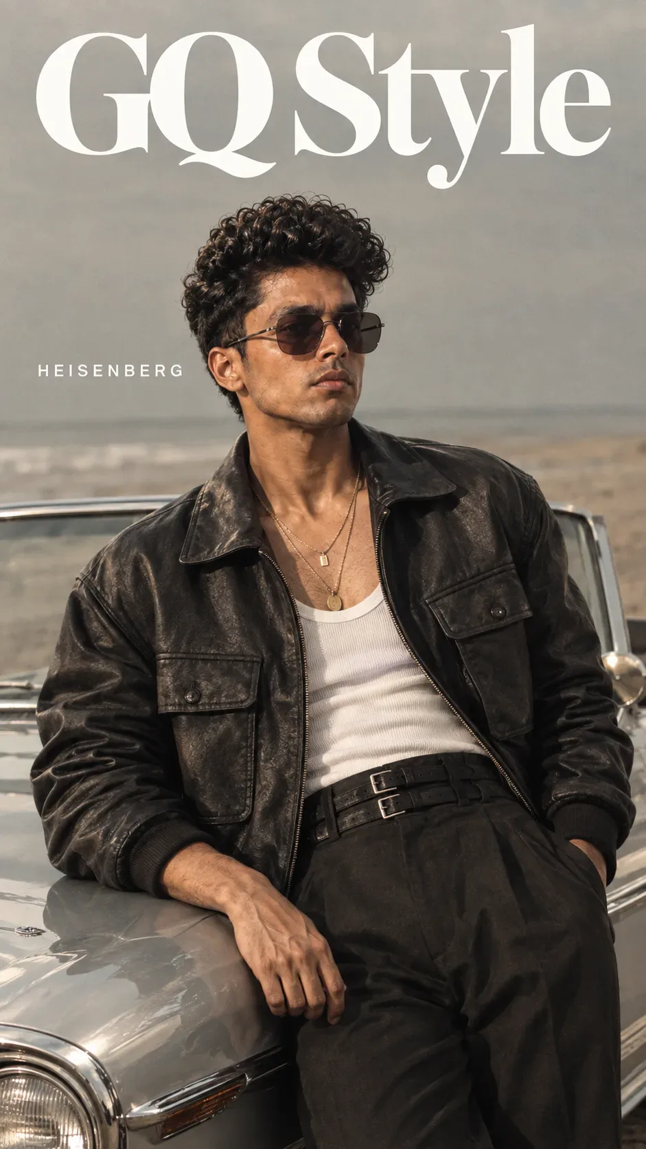 Ultra Realistic Cinematic High-fashion Editorial Potrait Of A Young Man AI Photo Prompt preview example result