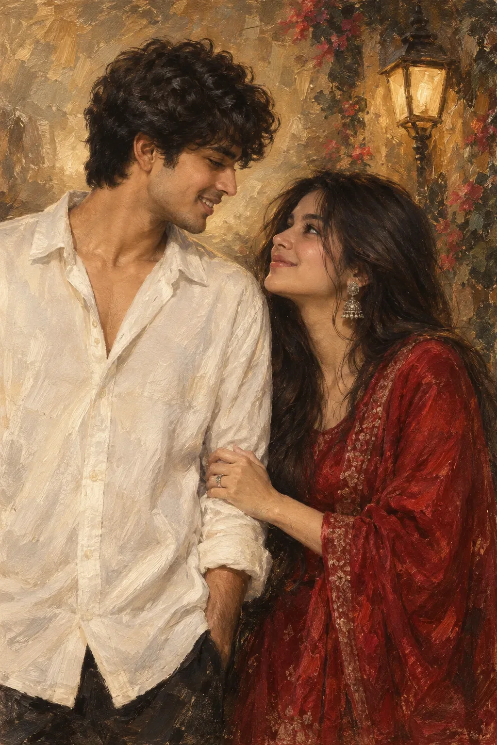 Ultra Realistic Cinematic Portrait Of A Romantic Couple AI Photo Prompt Edition 3 preview example result