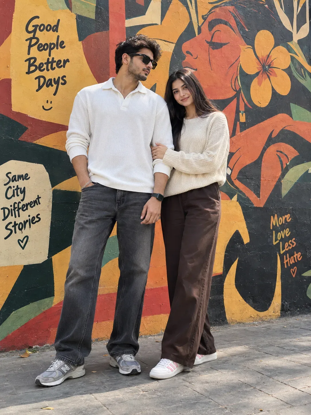 Ultra Realistic Cinematic Portrait Of A Romantic Couple AI Photo Prompt Edition 6 preview example result