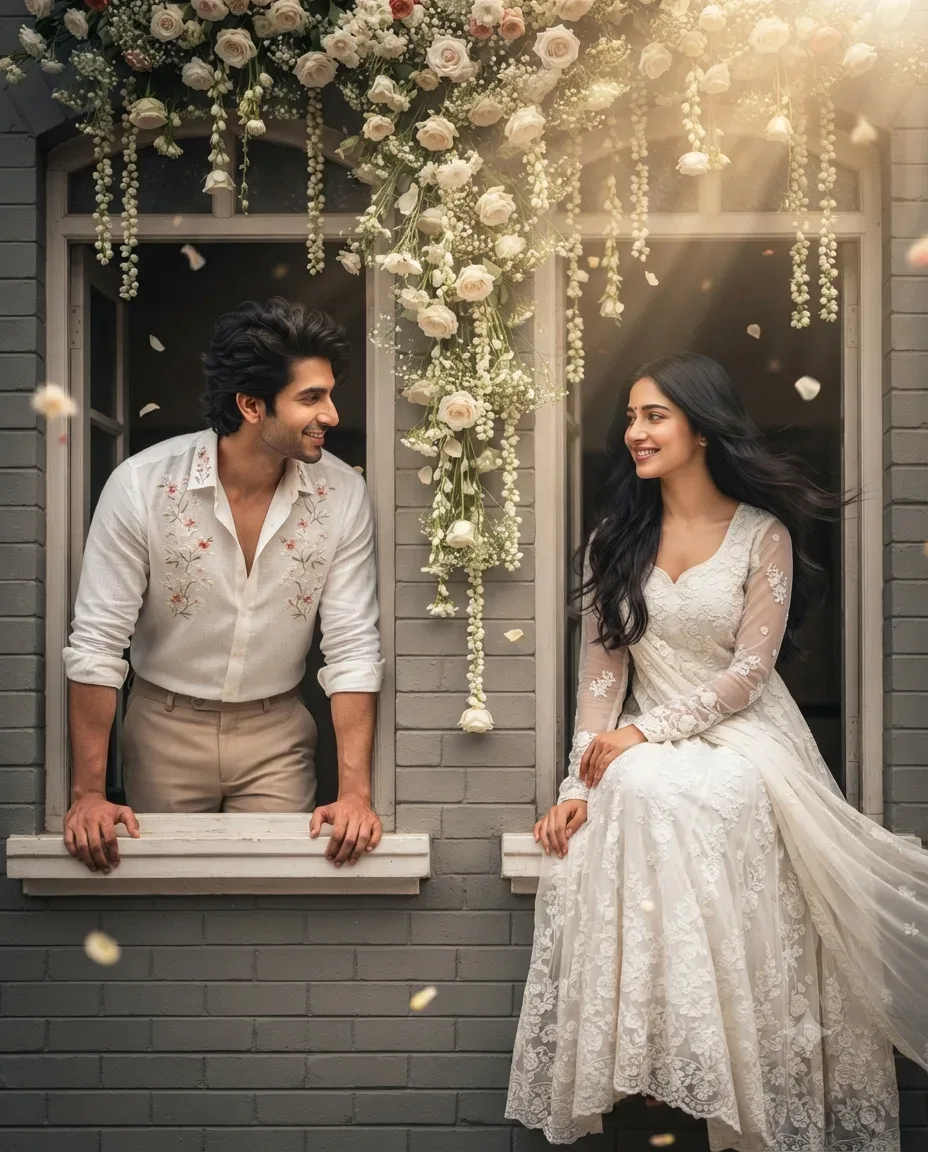 Ultra Realistic Cinematic Portrait Of A Young Couple AI Photo Prompt Edition 12 preview example result