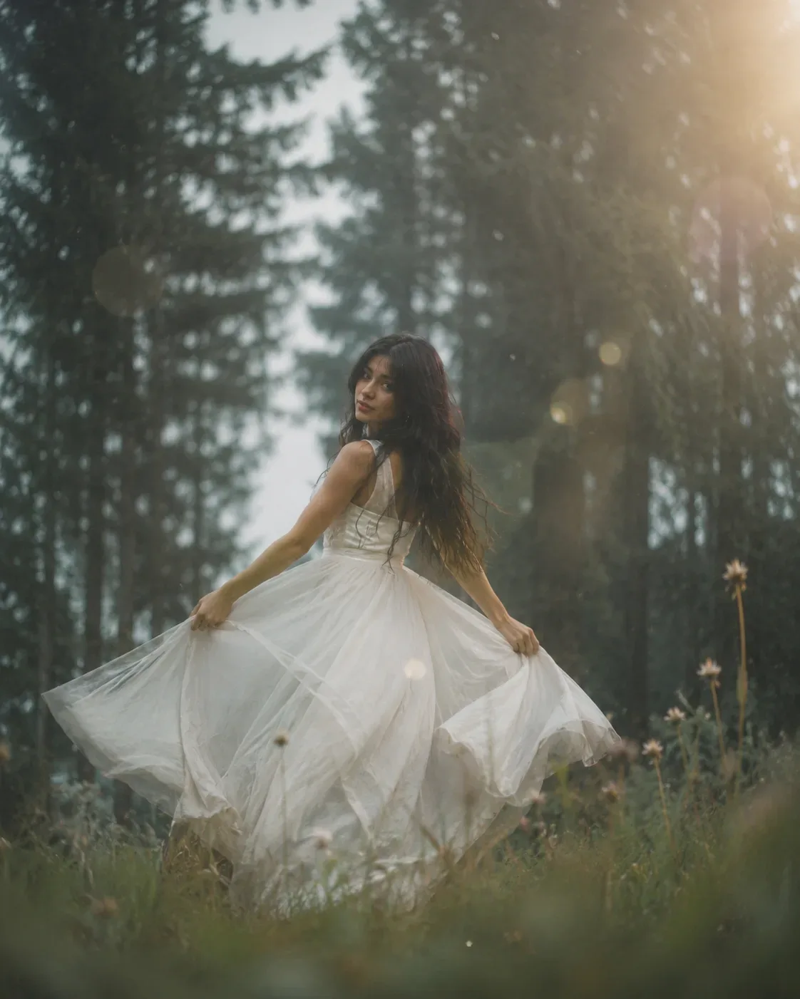 Ultra Realistic Cinematic Portrait Of A Young Girl AI Photo Prompt preview example result