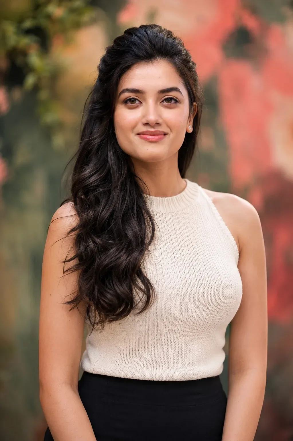 Ultra-realistic Cinematic Portrait Of Young Indian Woman Preserving Identity AI Photo Prompt preview example result