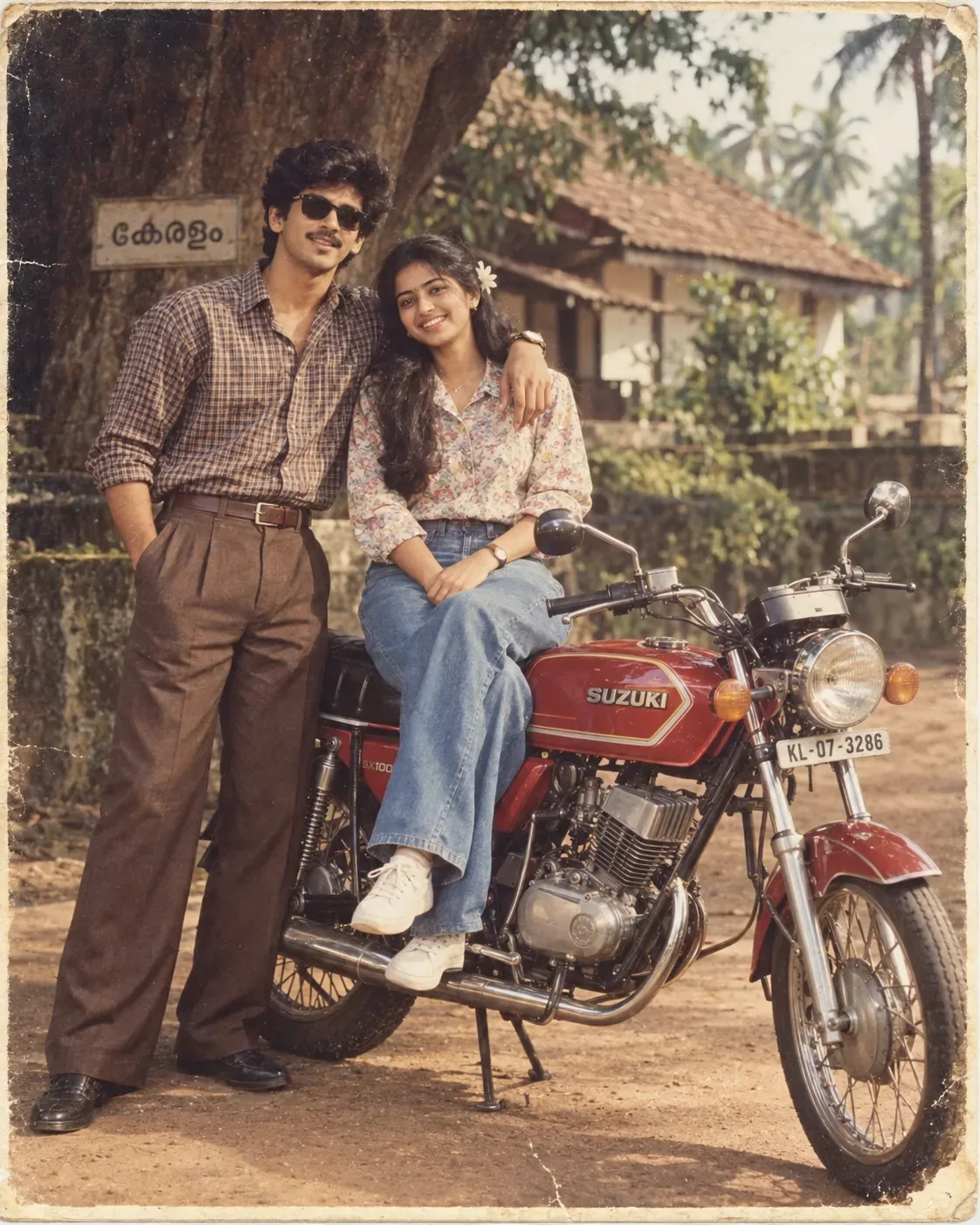 Ultra Realistic Cinematic Vintage Couple Portrait AI Photo Prompt preview example result