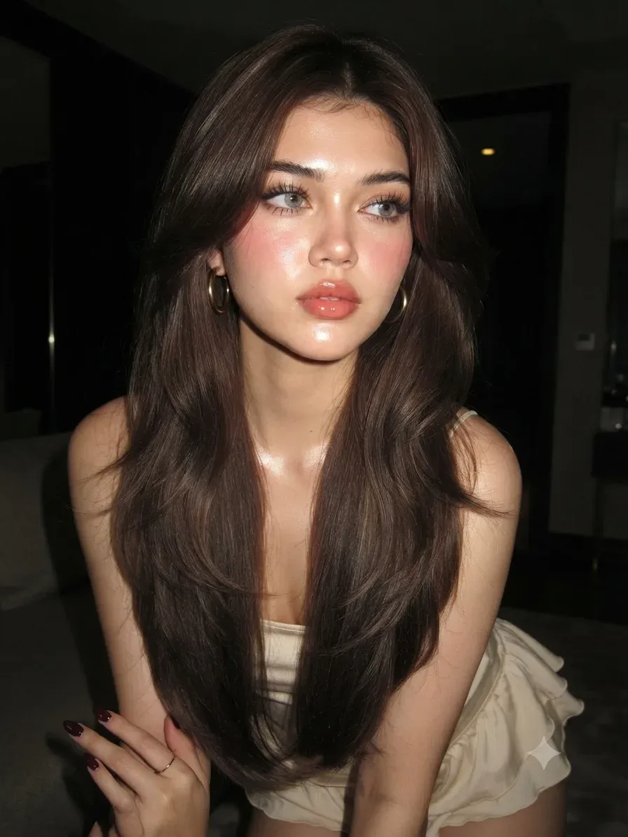 Ultra Realistic Close Up Beauty Portrait Of A Stunning Young Woman AI Photo Prompt preview example result